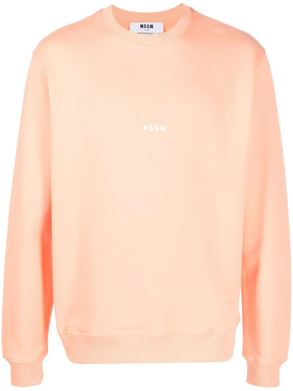 

MSGM sudadera con logo estampado - Naranja