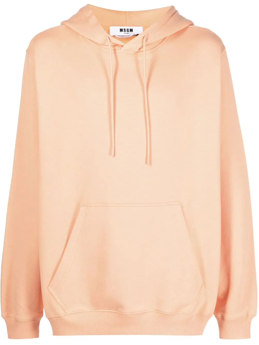 

MSGM hoodie con logo estampado - Naranja