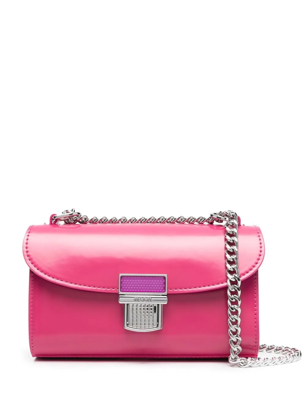 

MSGM bolsa con placa del logo - Rosado