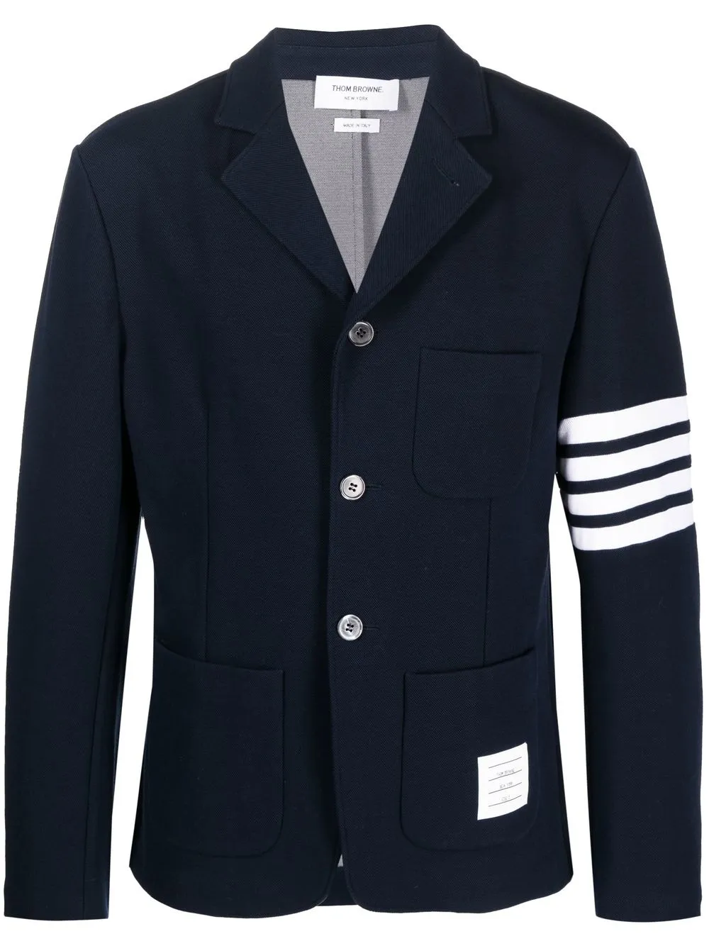 

Thom Browne blazer con botones y motivo 4-Bar - Azul