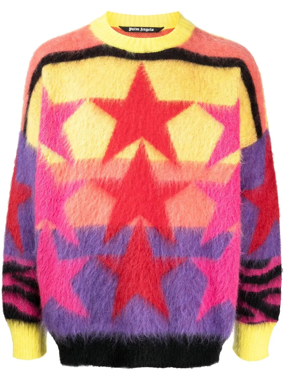 

Palm Angels star-intarsia jumper - Multicolour