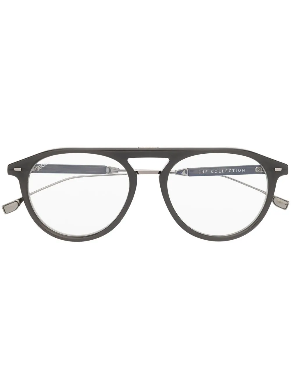 

BOSS lentes con armazón redonda - Gris