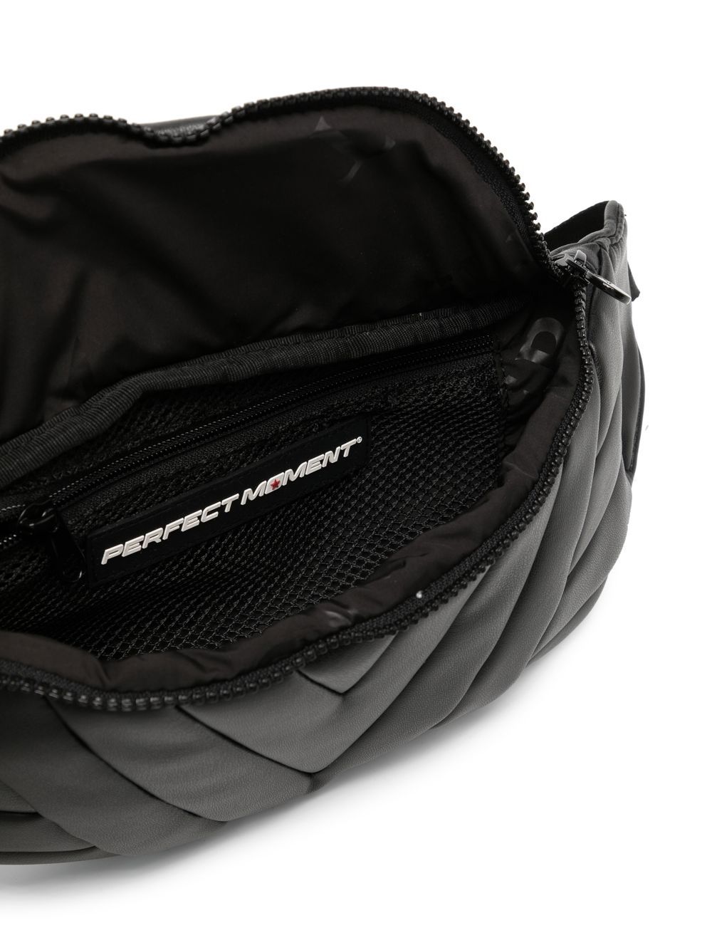 Shop Perfect Moment Oversize Belt Bag In Black