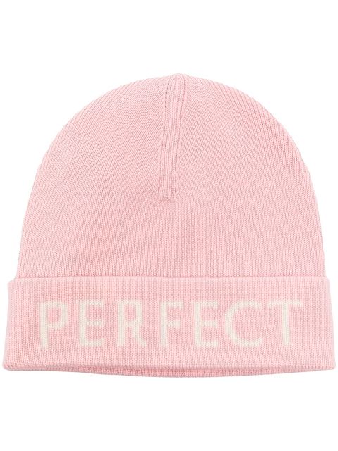 Perfect Moment logo knitted beanie
