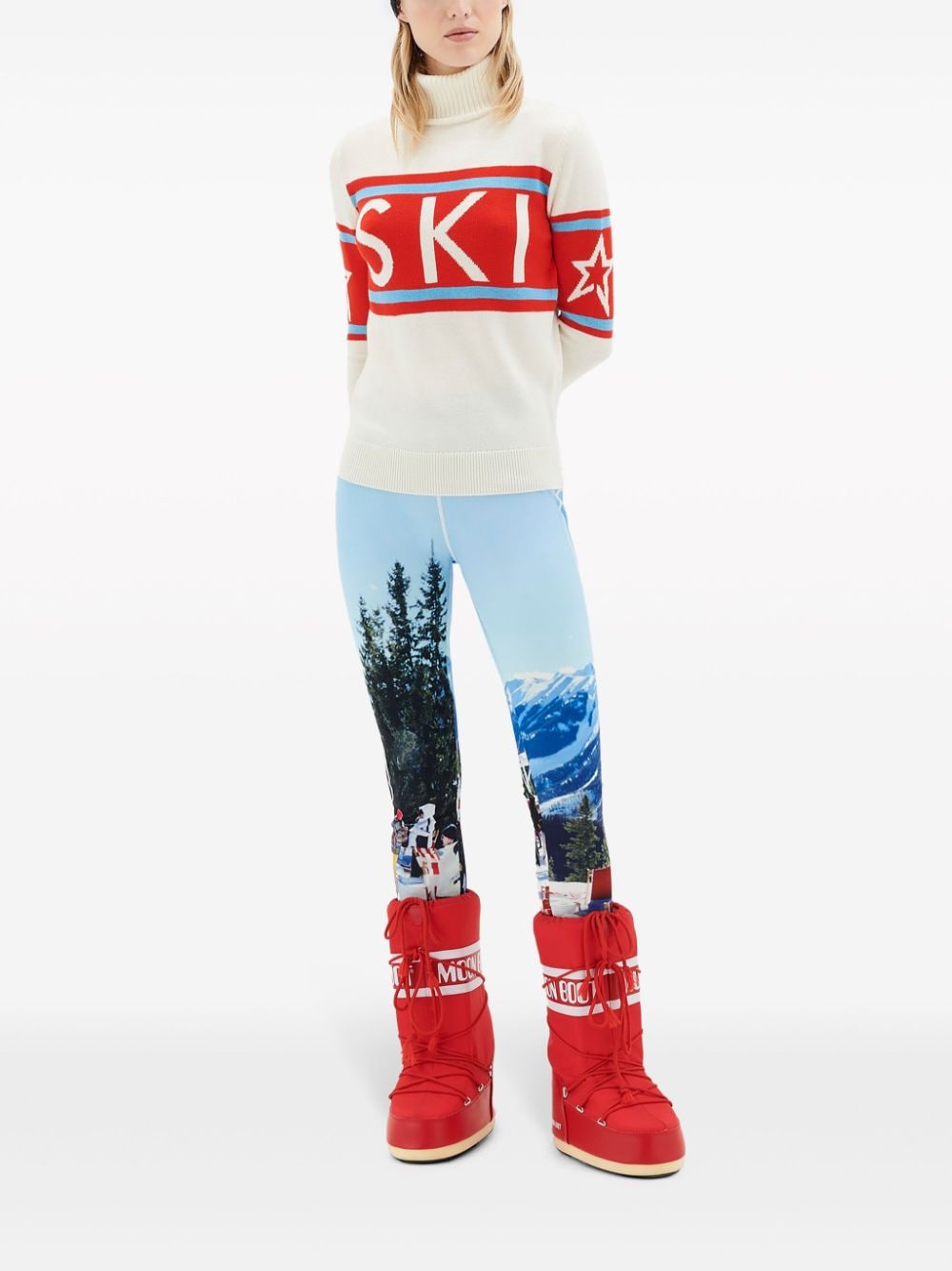 Shop Perfect Moment Ski Merino Jumper In White