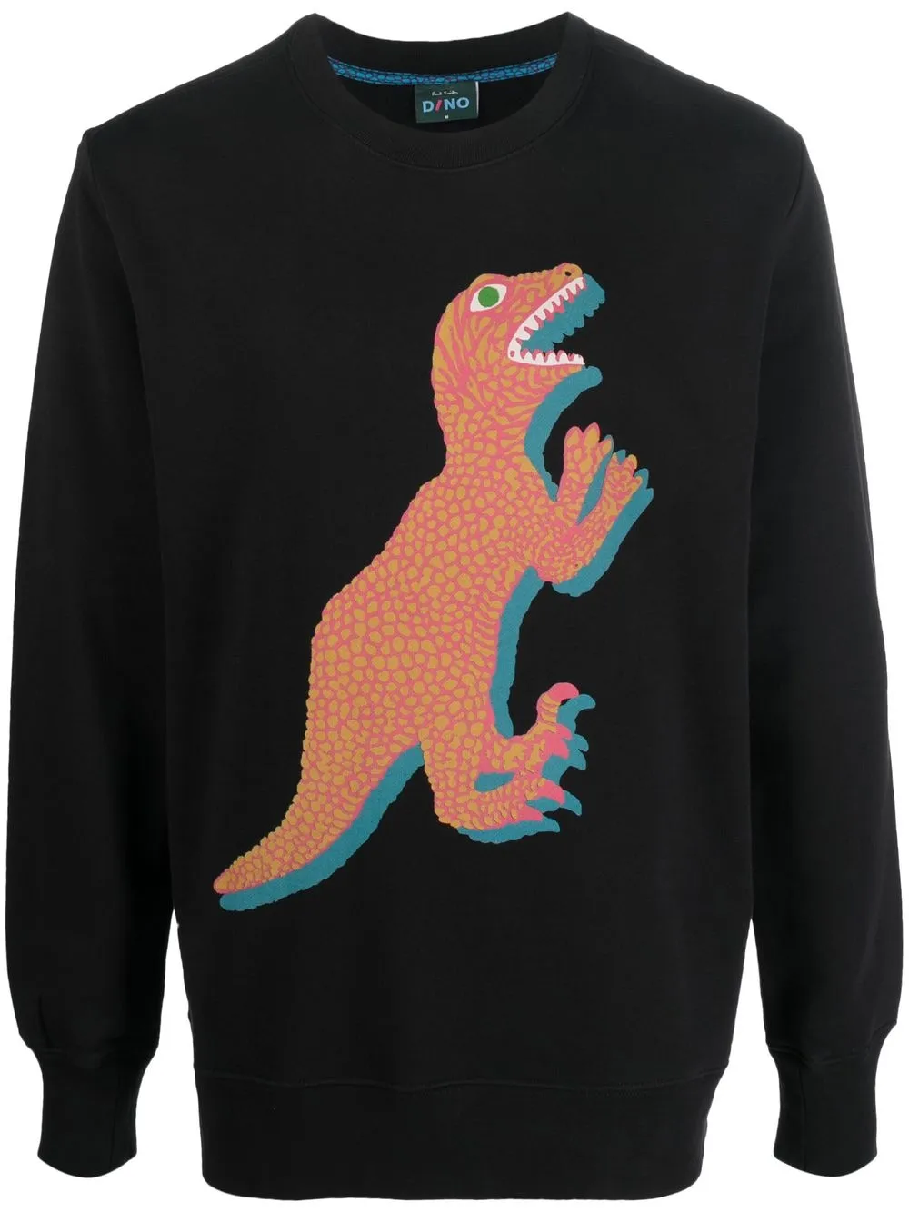 

PS Paul Smith sudadera con dinosaurio estampado - Negro