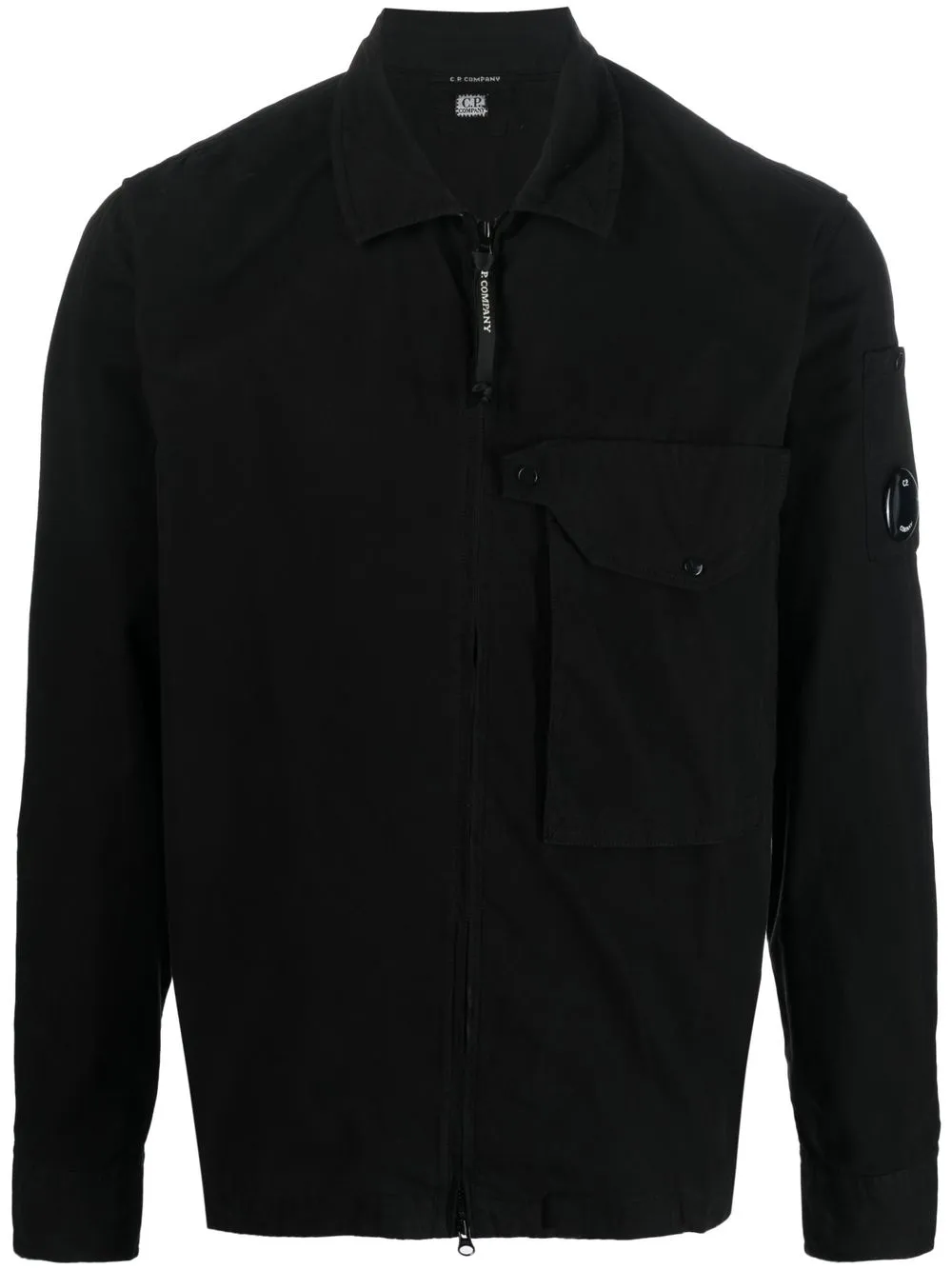 

C.P. Company sobrecamisa con detalle de lente - Negro