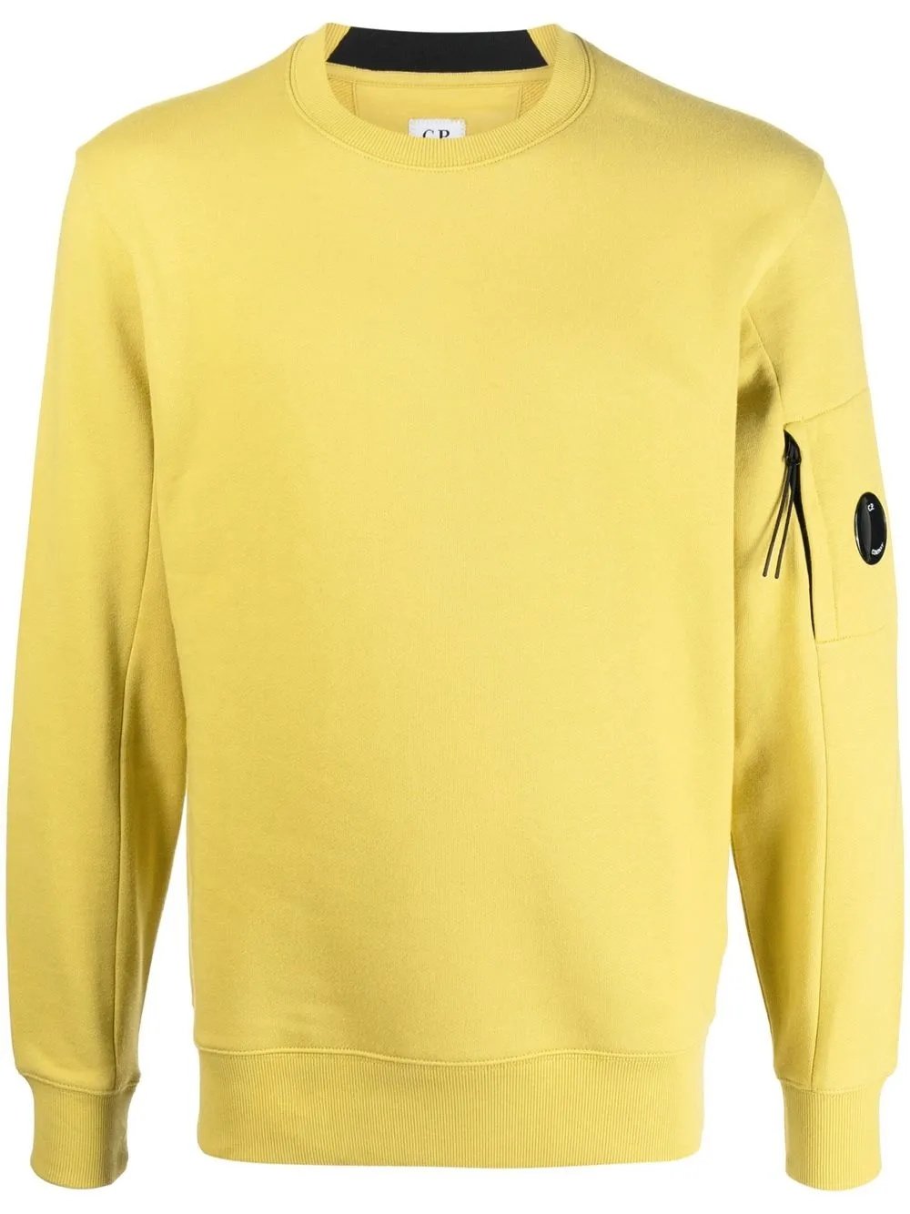 

C.P. Company sudadera con detalle de lente - Amarillo