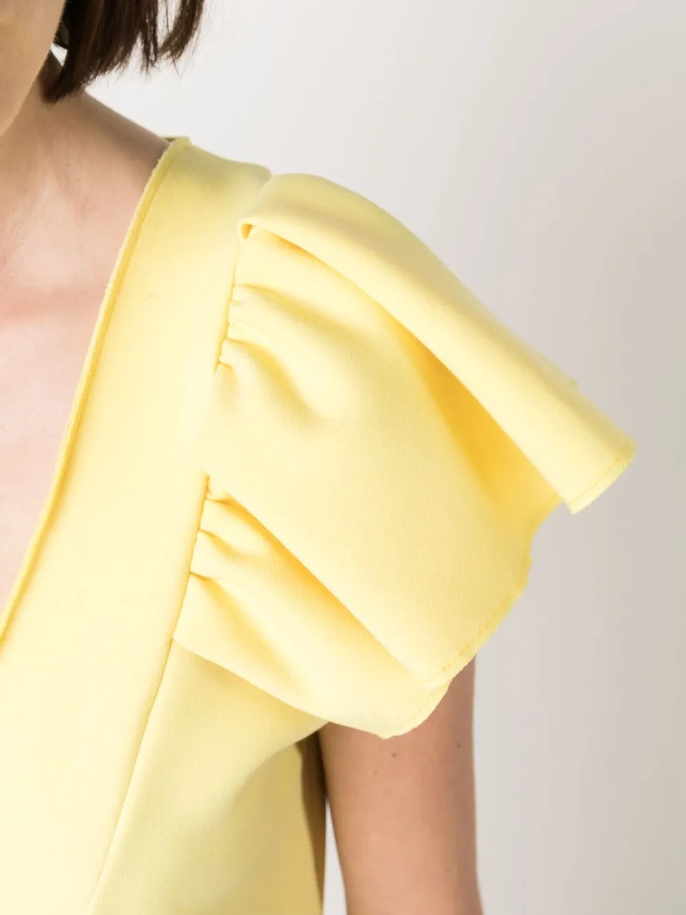 Msgm ruffle jumpsuit top
