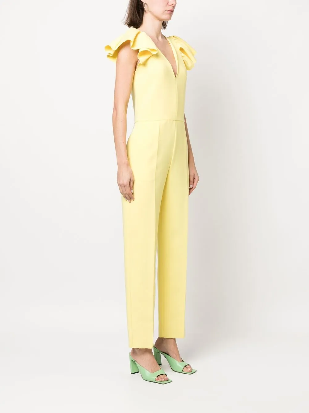Msgm ruffle jumpsuit top