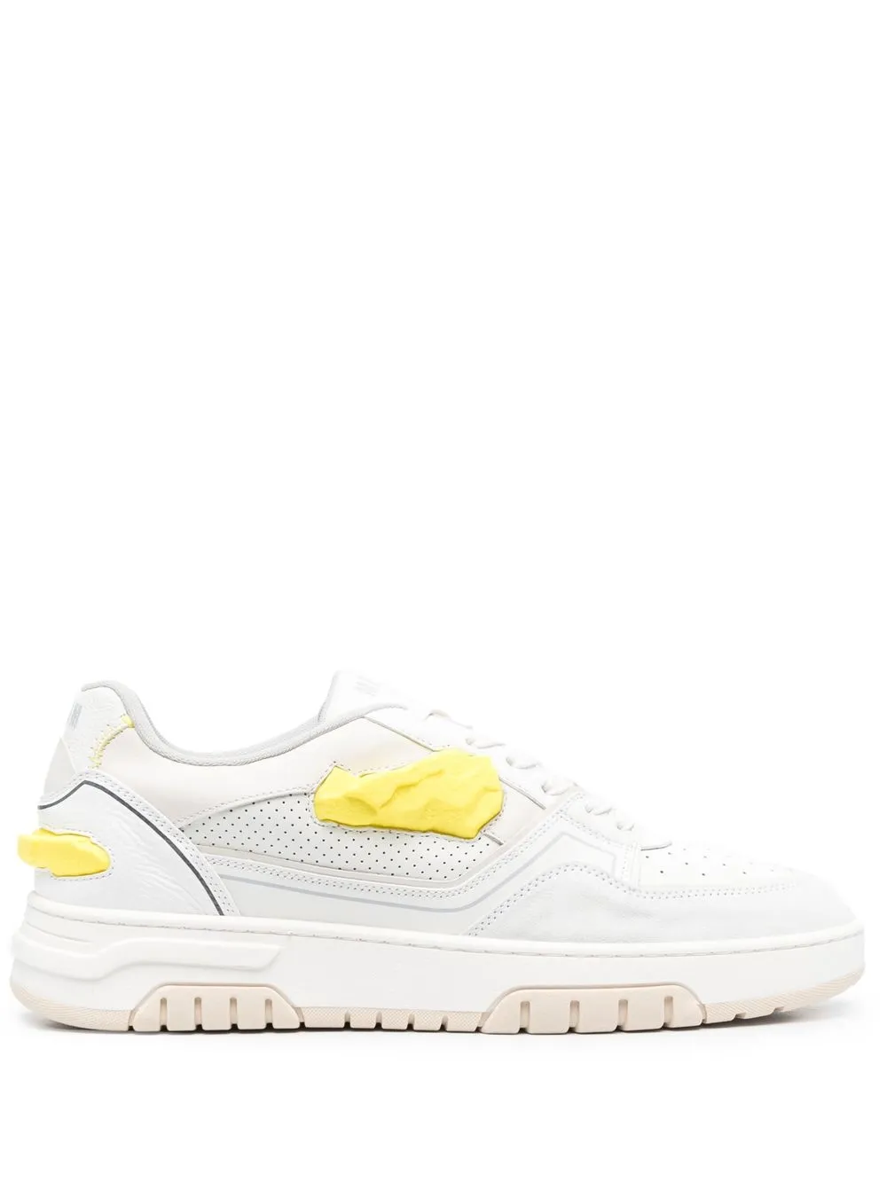 Msgm Panelled Low-top Sneakers In White