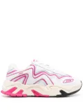 MSGM panelled low-top sneakers - White