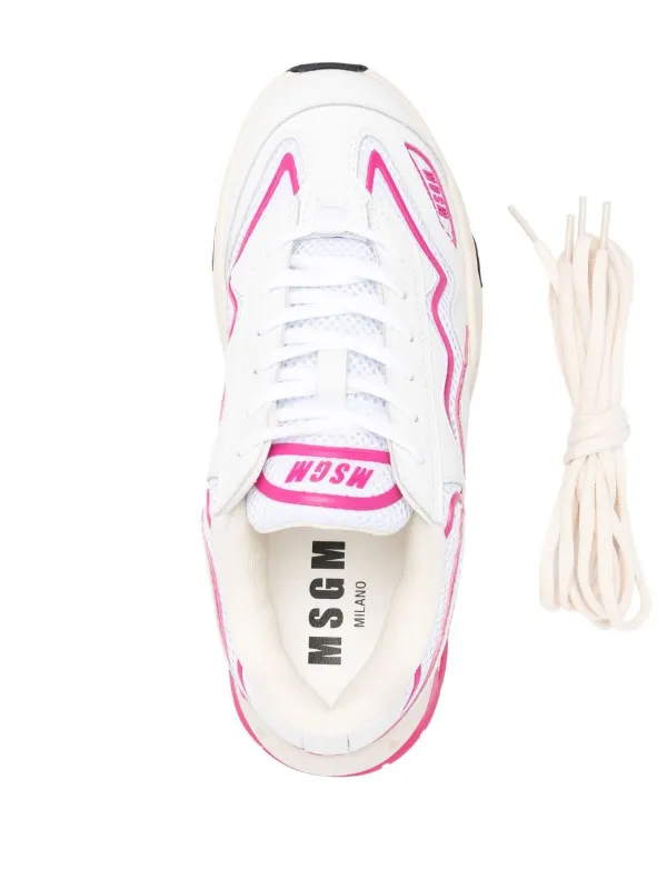 MSGM ローカット スニーカー | ホワイト | FARFETCH JP