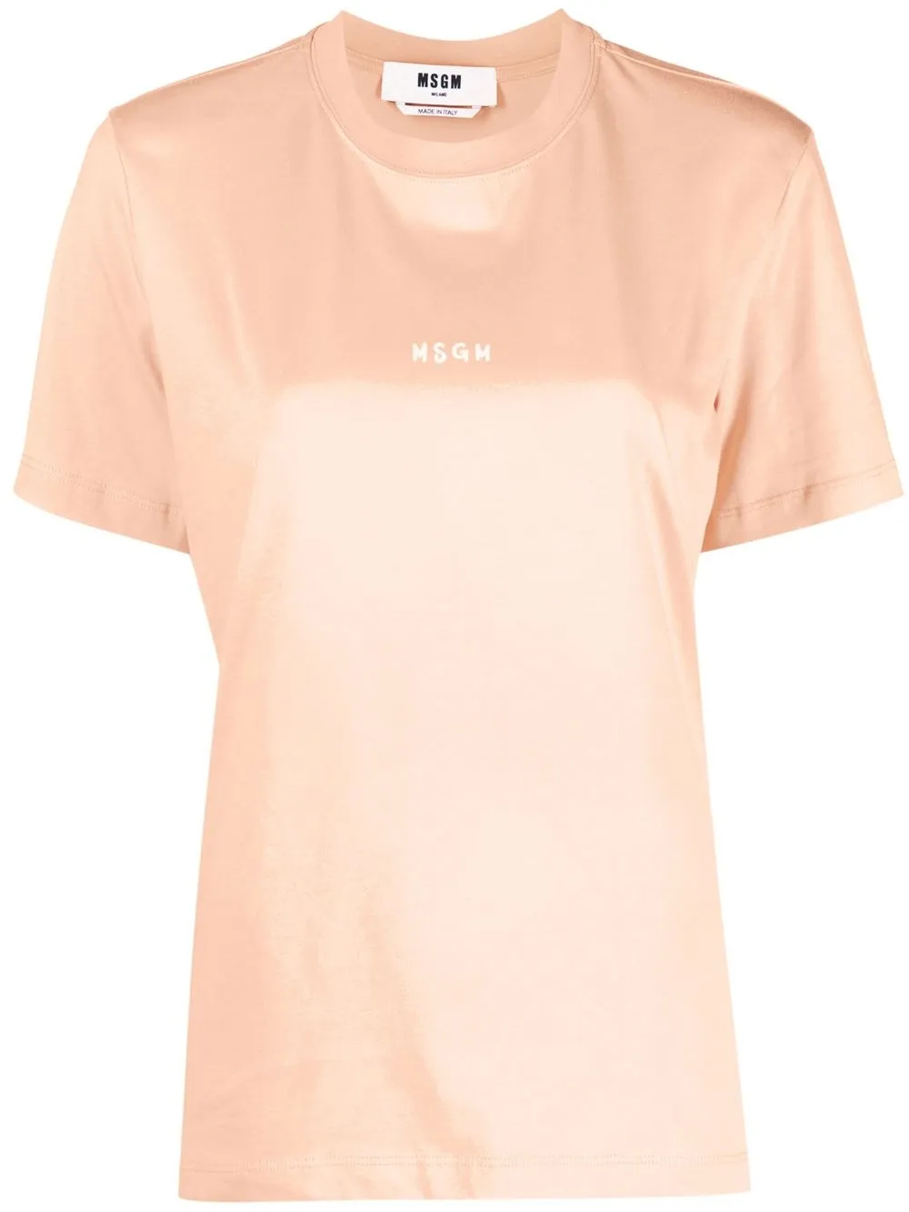 

MSGM playera manga corta con logo estampado - Naranja