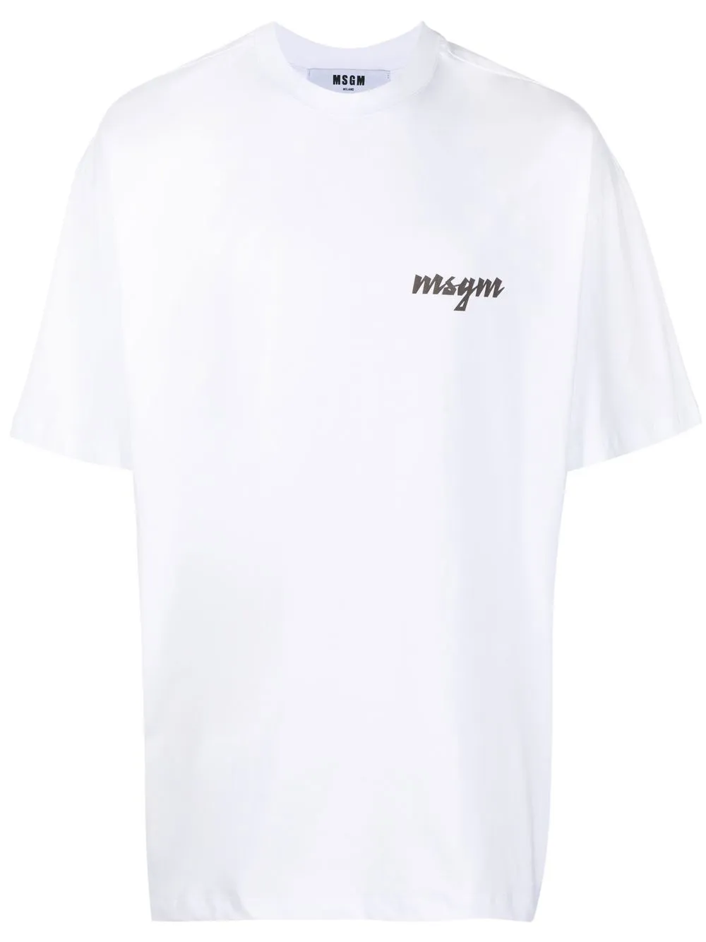 Msgm Logo-print T-shirt In White