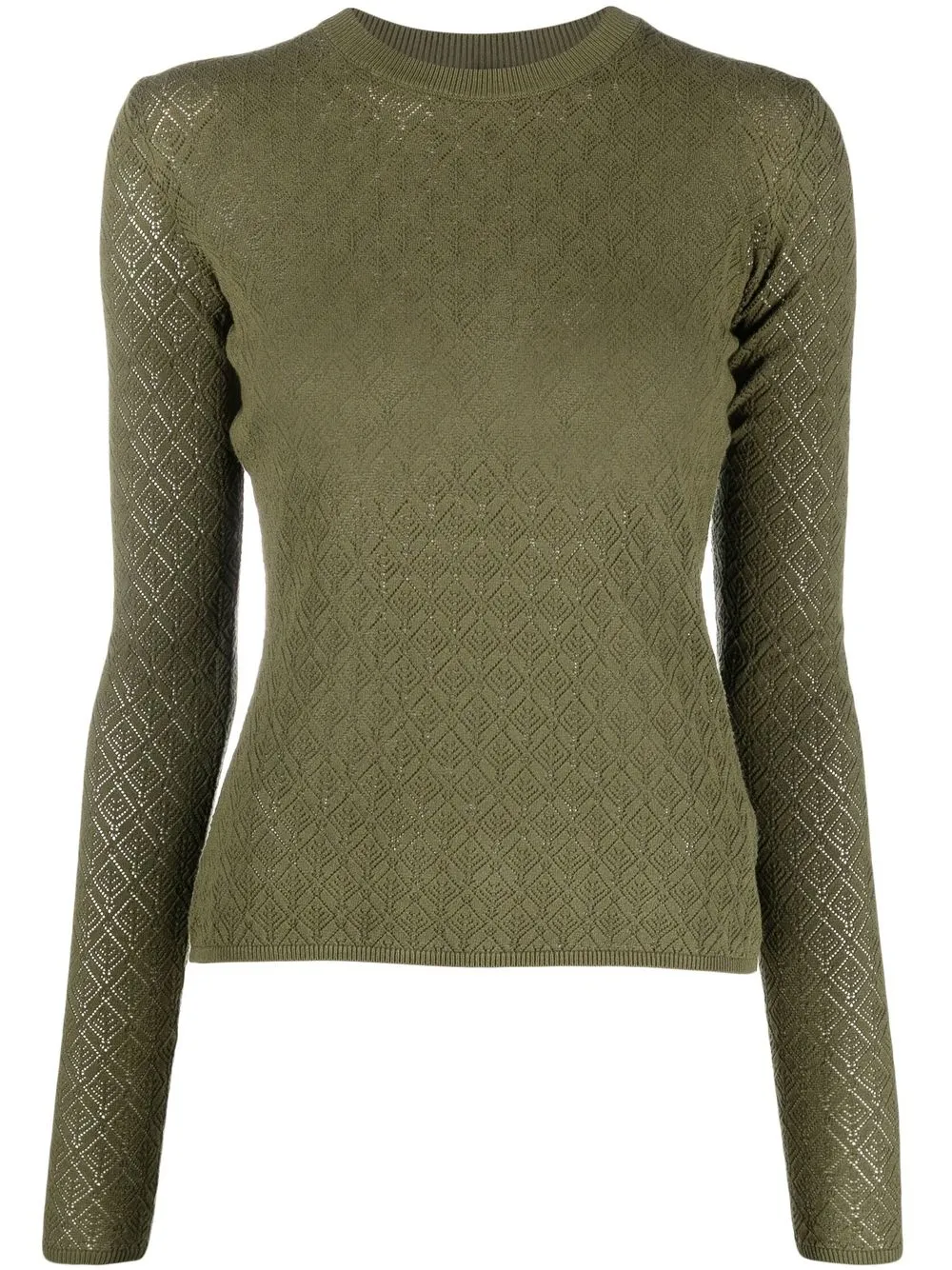 

MSGM long-sleeve knit top - Green