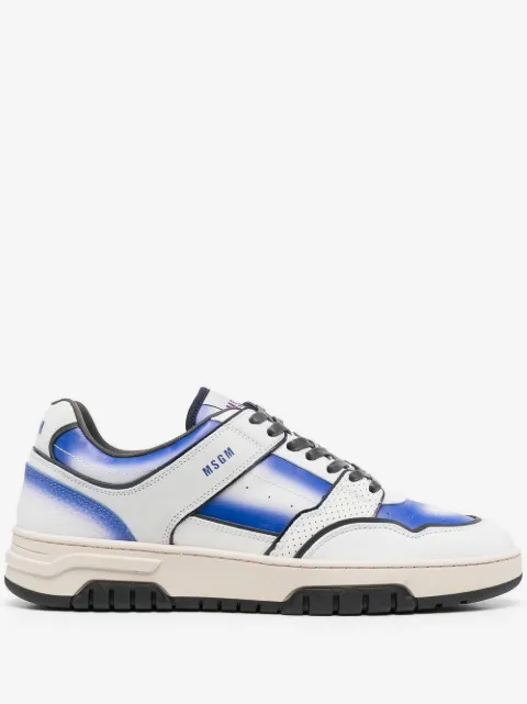 MSGM calf leather sneakers