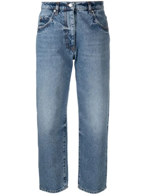 MSGM jean à coupe droite - Bleu - MSGM - Modalova