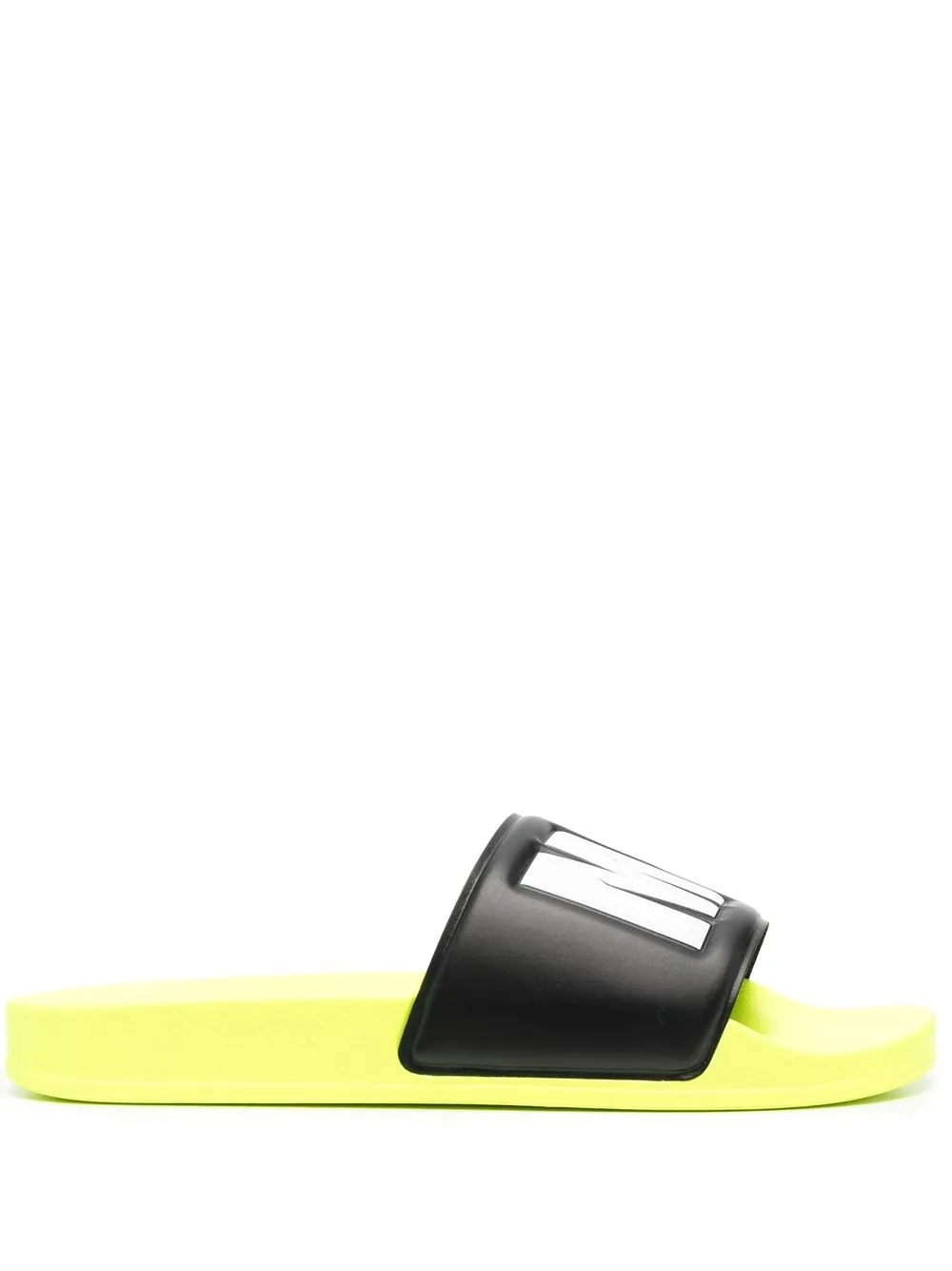 

MSGM logo-embossed sliders - Yellow