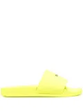 MSGM logo-print sliders - Yellow