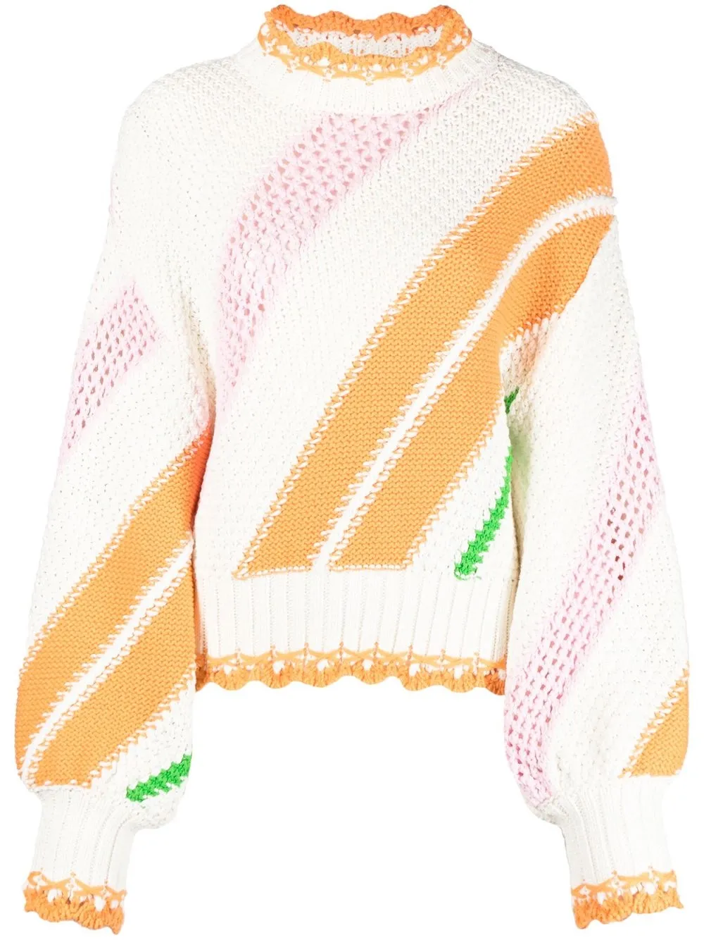 

MSGM chunky knitted jumper - Neutrals