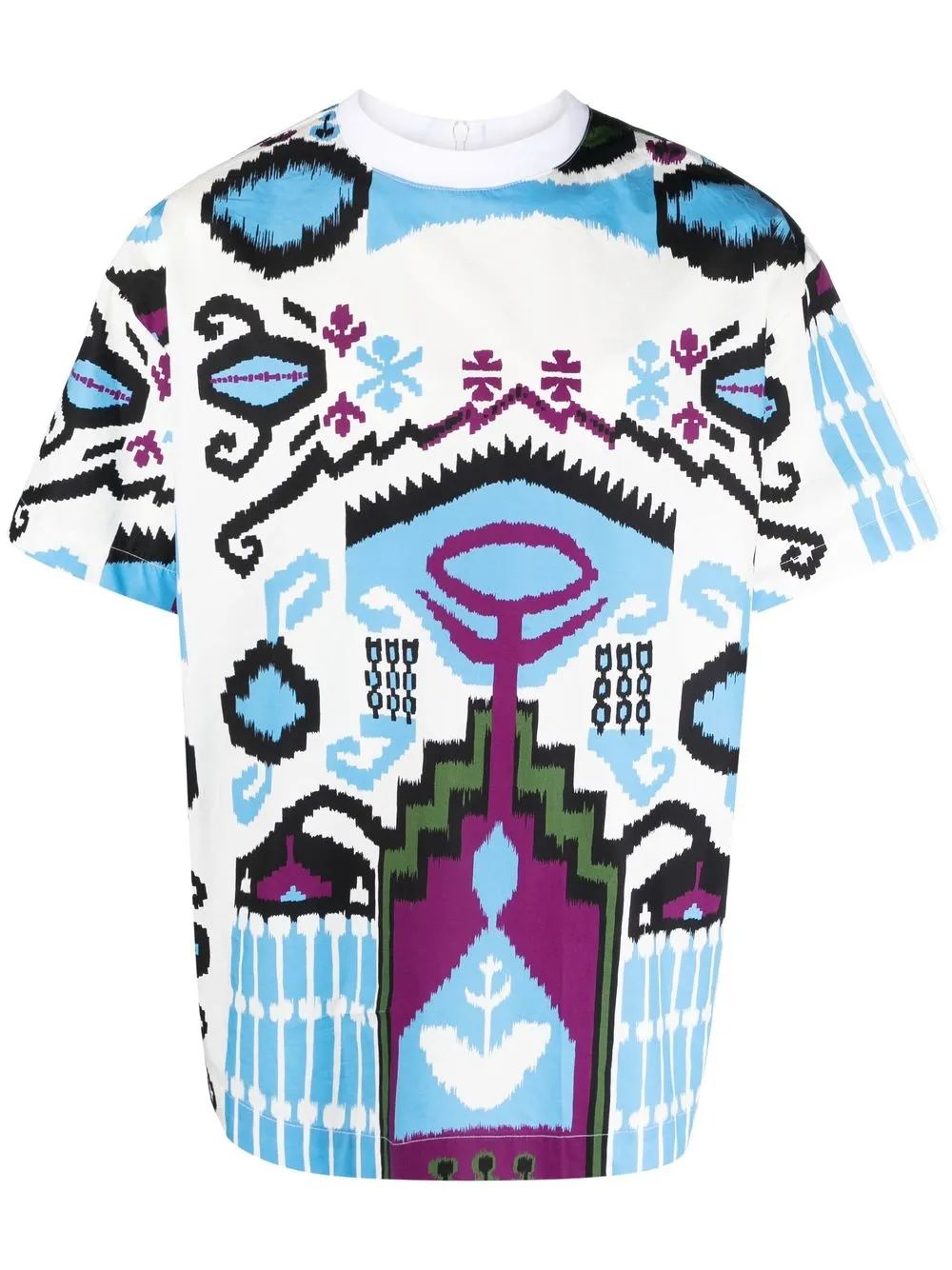 

MSGM playera manga corta con estampado gráfico - Blanco