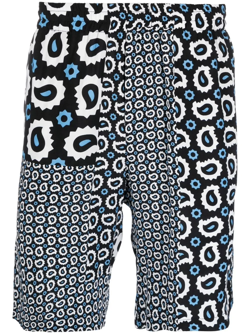 MSGM PAISLEY-PRINT KNEE-LENGTH SHORTS