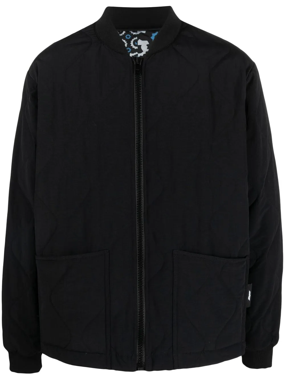 

MSGM quilted finish bomber jacket - Black