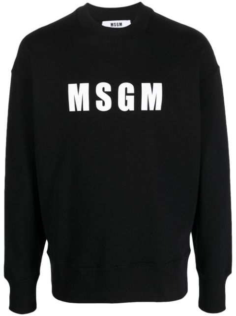 MSGM 로고 프린트 스웨트셔츠