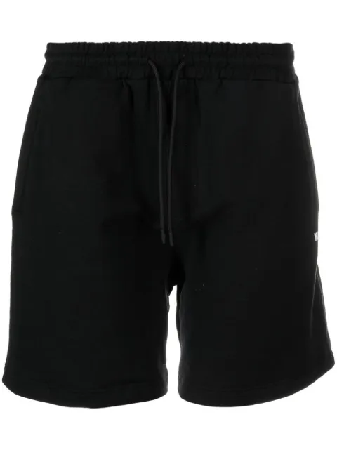 MSGM logo-print cotton track shorts