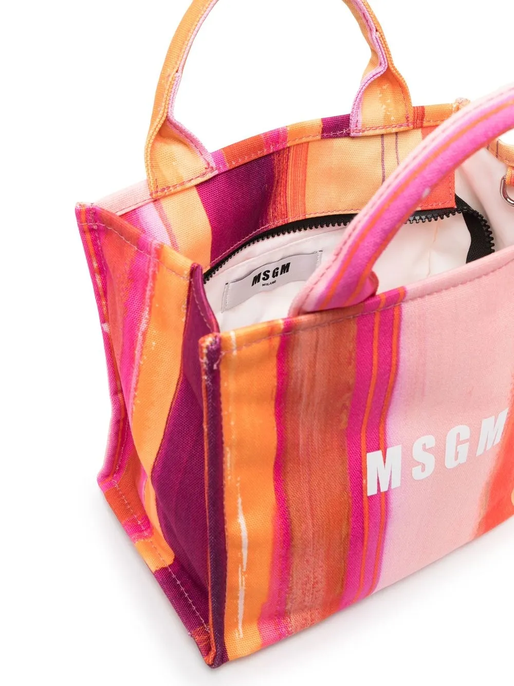 MSGM Shopper met logoprint Roze