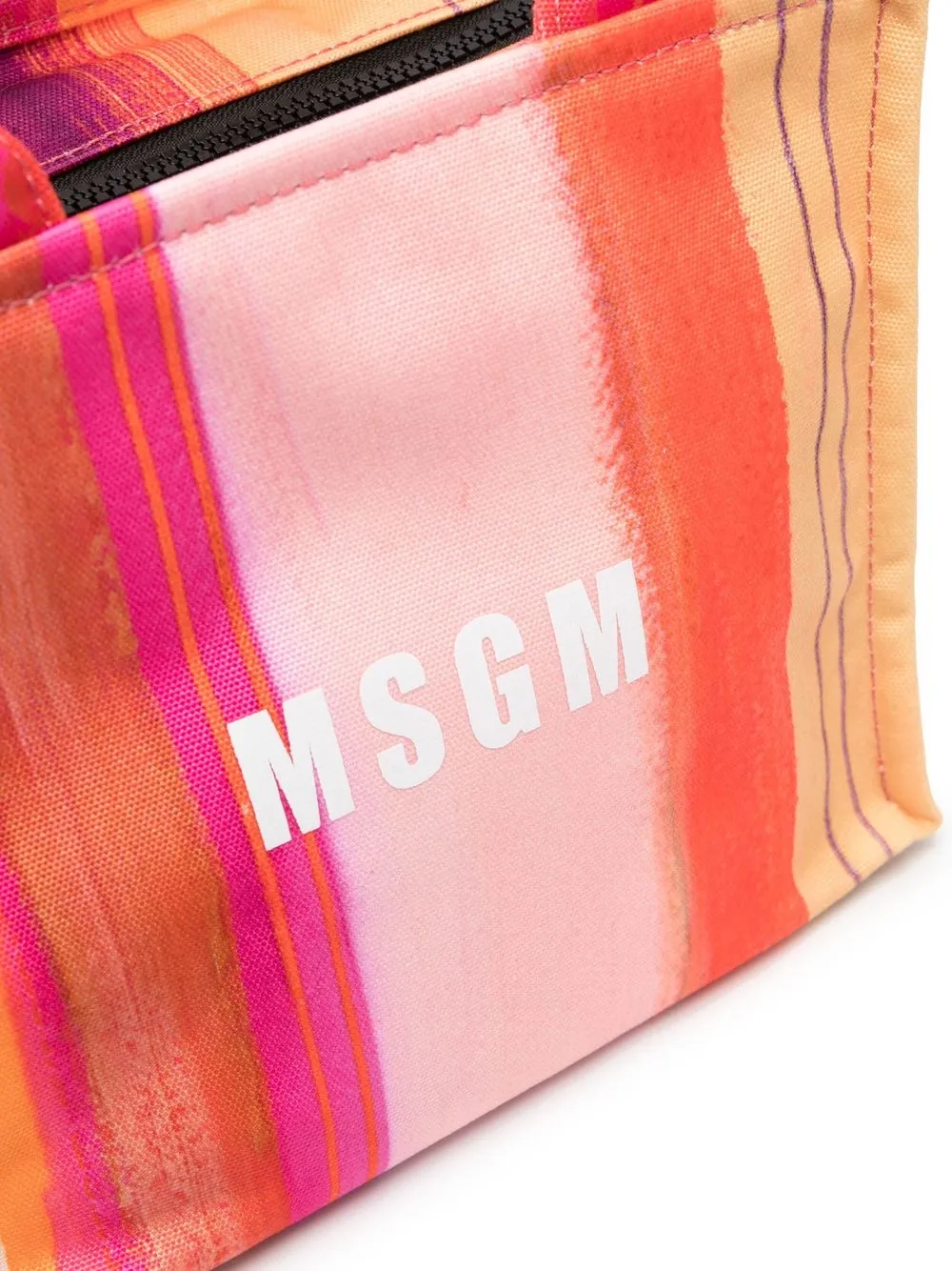 MSGM Shopper met logoprint Roze