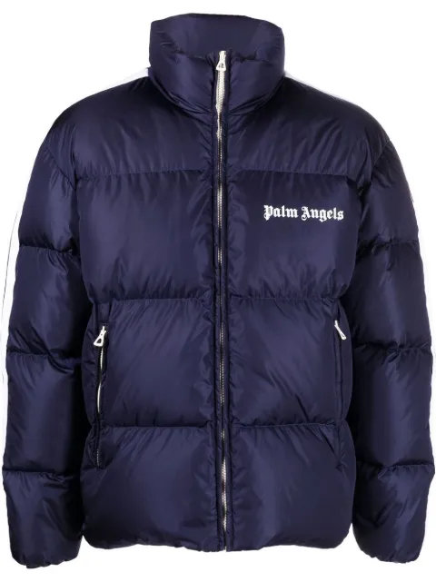 Palm Angels logo-print padded jacket