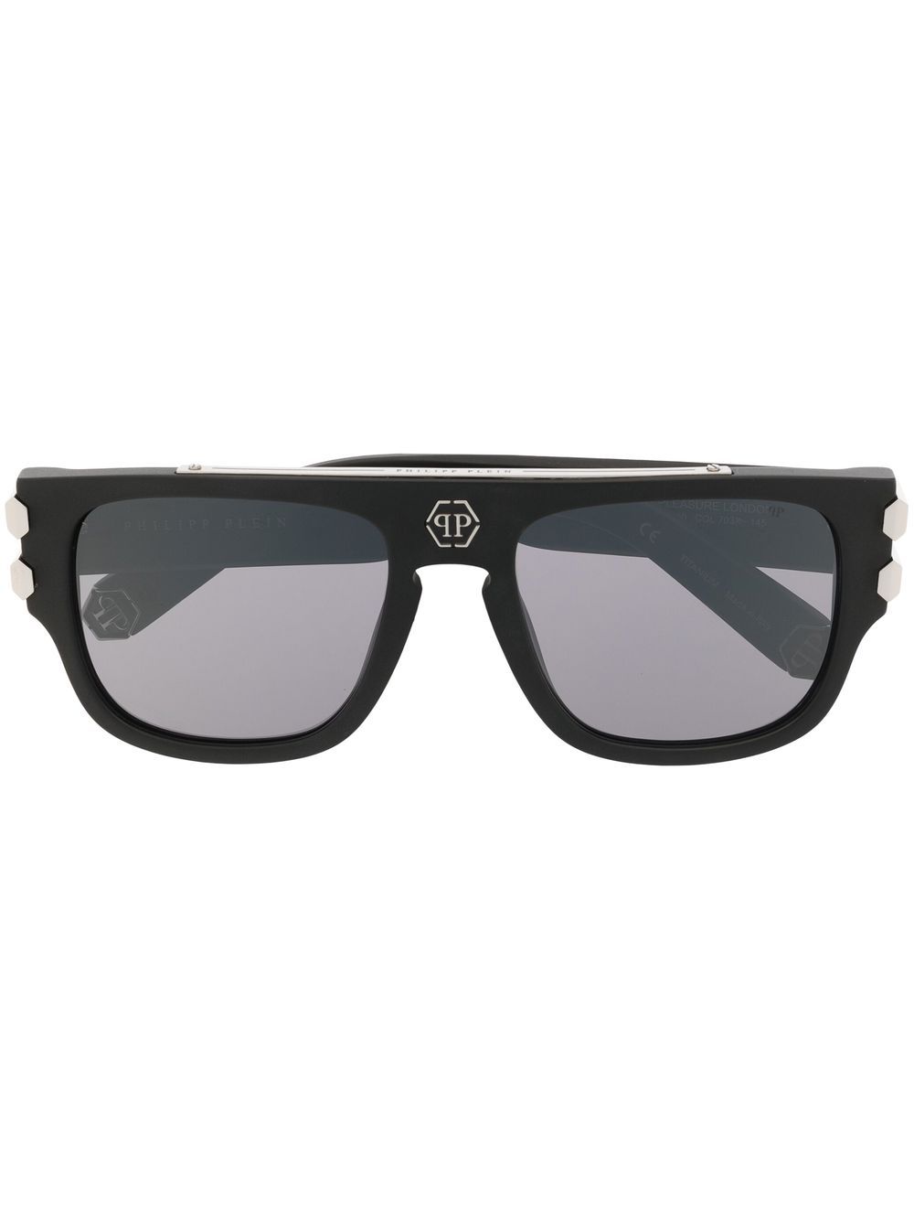 Philipp Plein square-frame sunglasses – Black