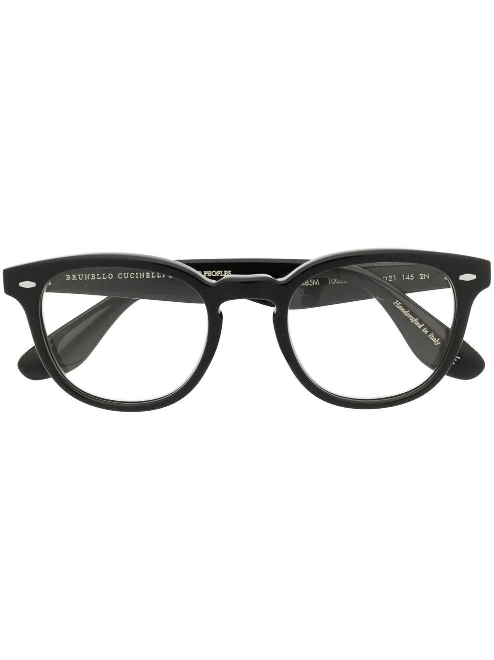 

Oliver Peoples detachable-clip-on sunglasses - Black