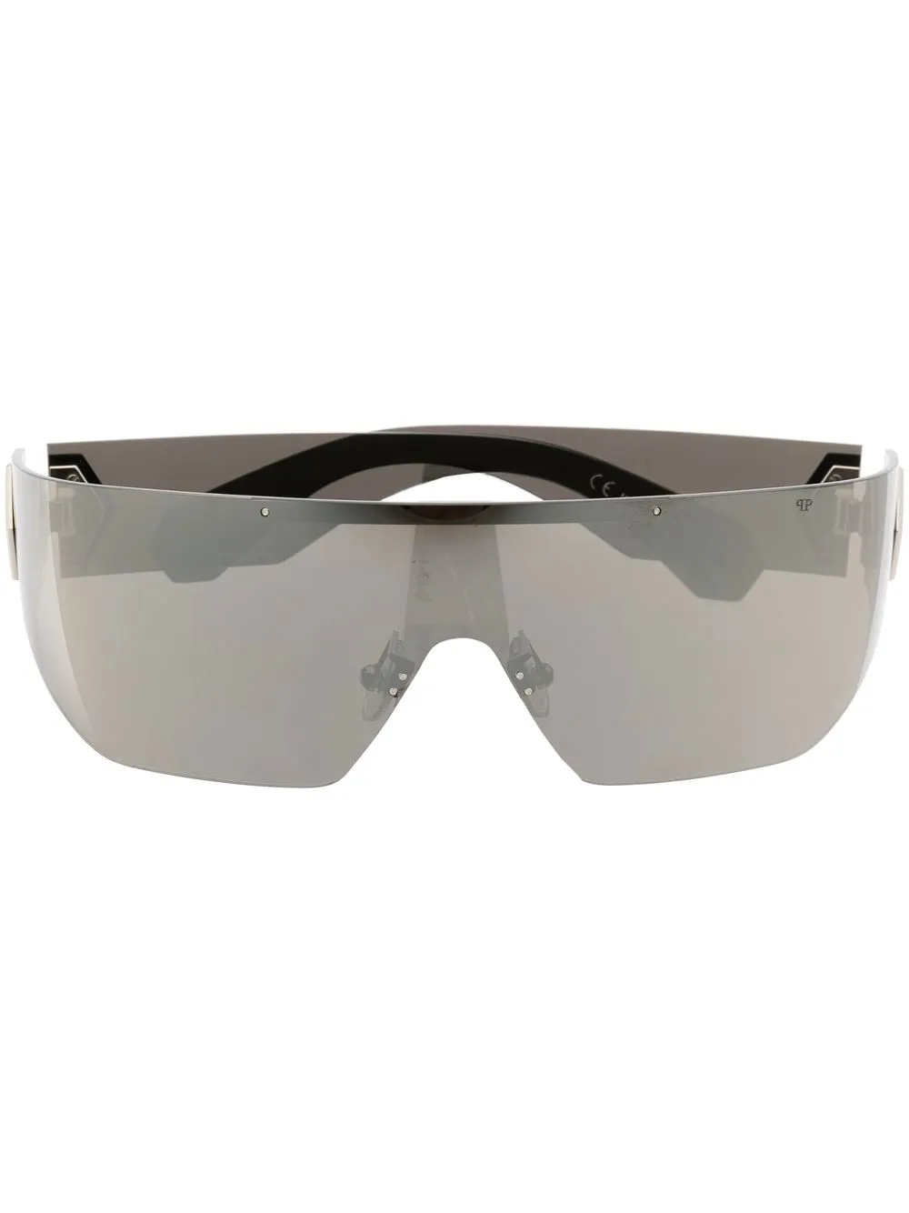 

Philipp Plein Eyewear wrap-around transparent sunglasses - Grey