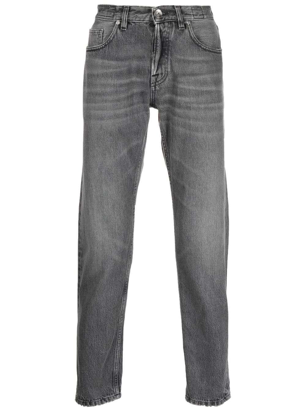 

Eleventy washed straigh-leg jeans - Grey