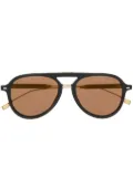 BOSS pilot-frame design sunglasses - Black