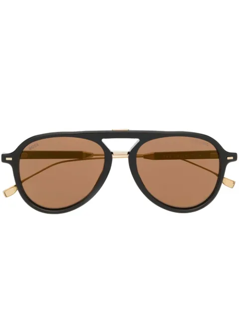 BOSS pilot-frame design sunglasses