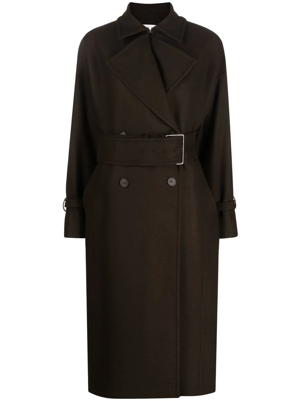 

IRO belted double-breasted coat - Green