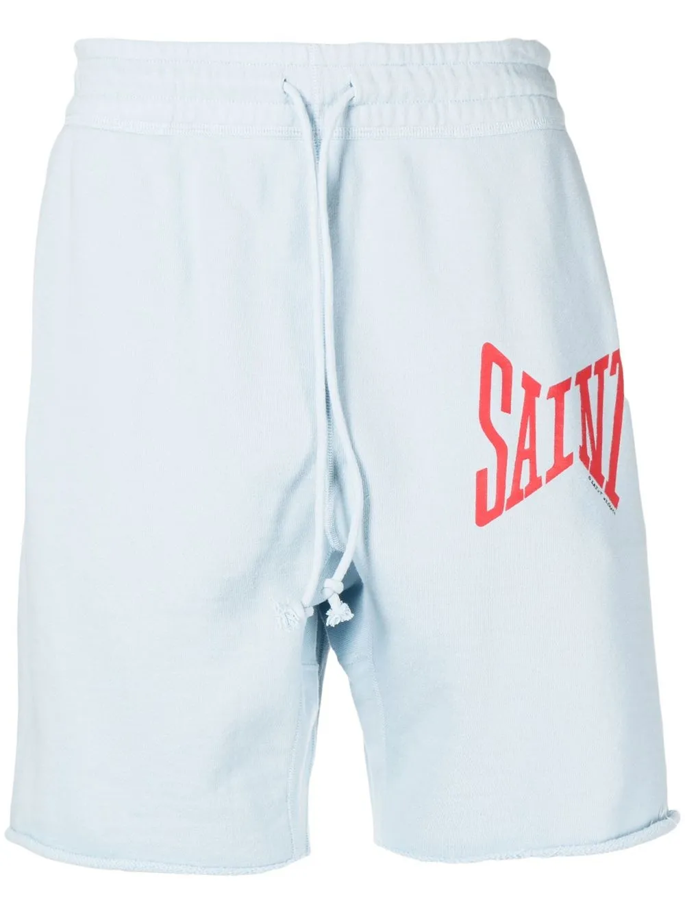 

SAINT MXXXXXX shorts con logo estampado - Azul