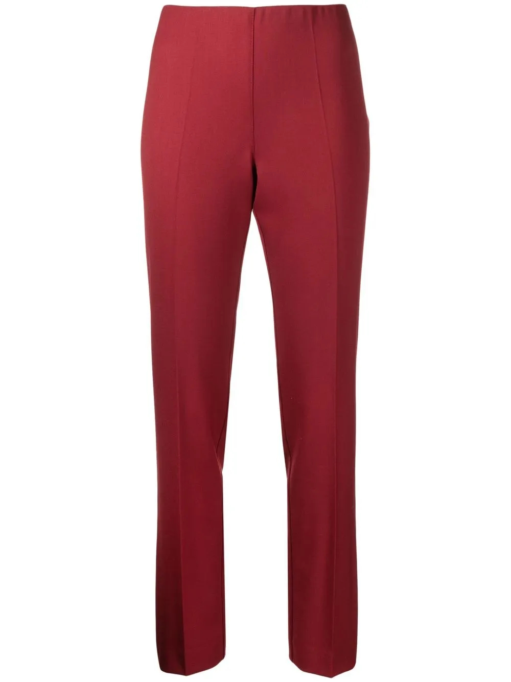 

P.A.R.O.S.H. pantalones slim con abertura - Rojo