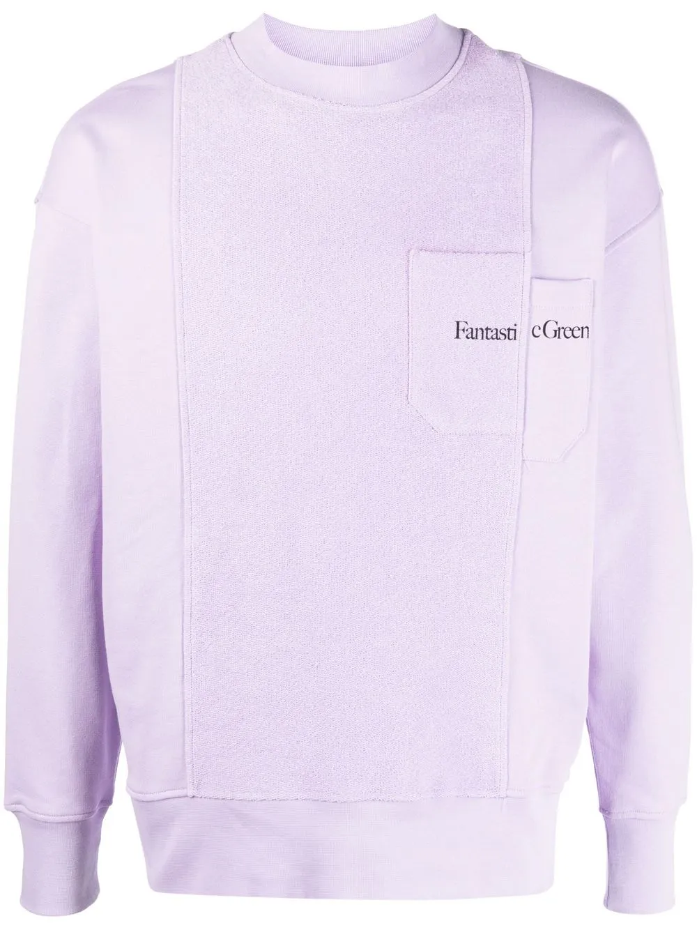 

MSGM Fantastic Green patchwork sweatshirt - Purple