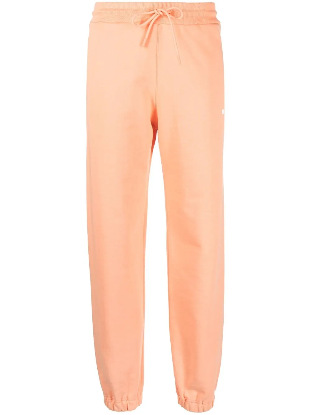 

MSGM logo-print drawstring track pants - Orange