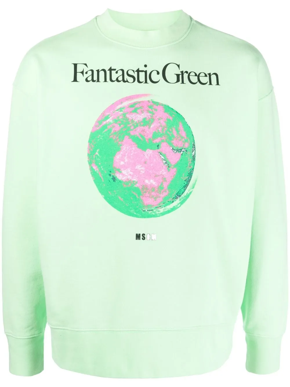 

MSGM Fantastic Green organic cotton sweatshirt