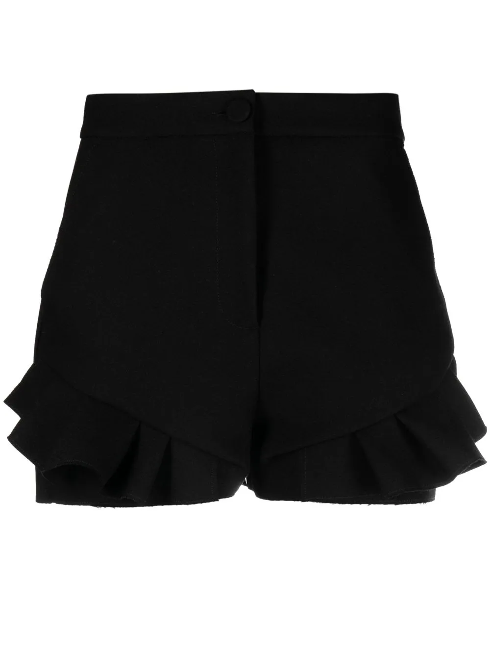 

MSGM ruffled mini shorts - Black