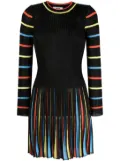 MSGM long-sleeve stretched dress - Black