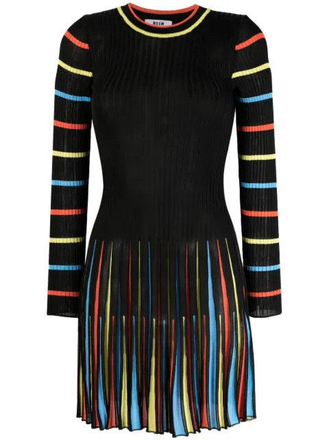 MSGM long-sleeve stretched dress