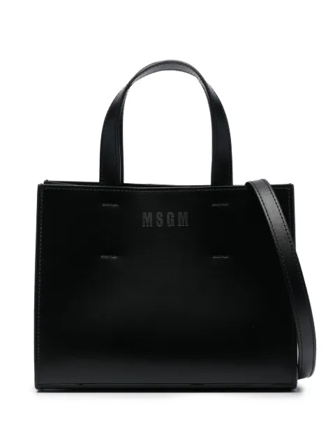 MSGM Handtasche mit Logo-Prägung