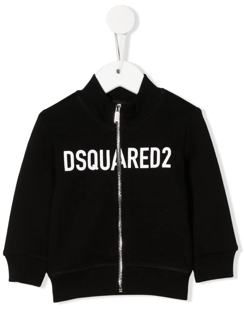 

Dsquared2 Kids chamarra bomber con cierre y logo - Negro